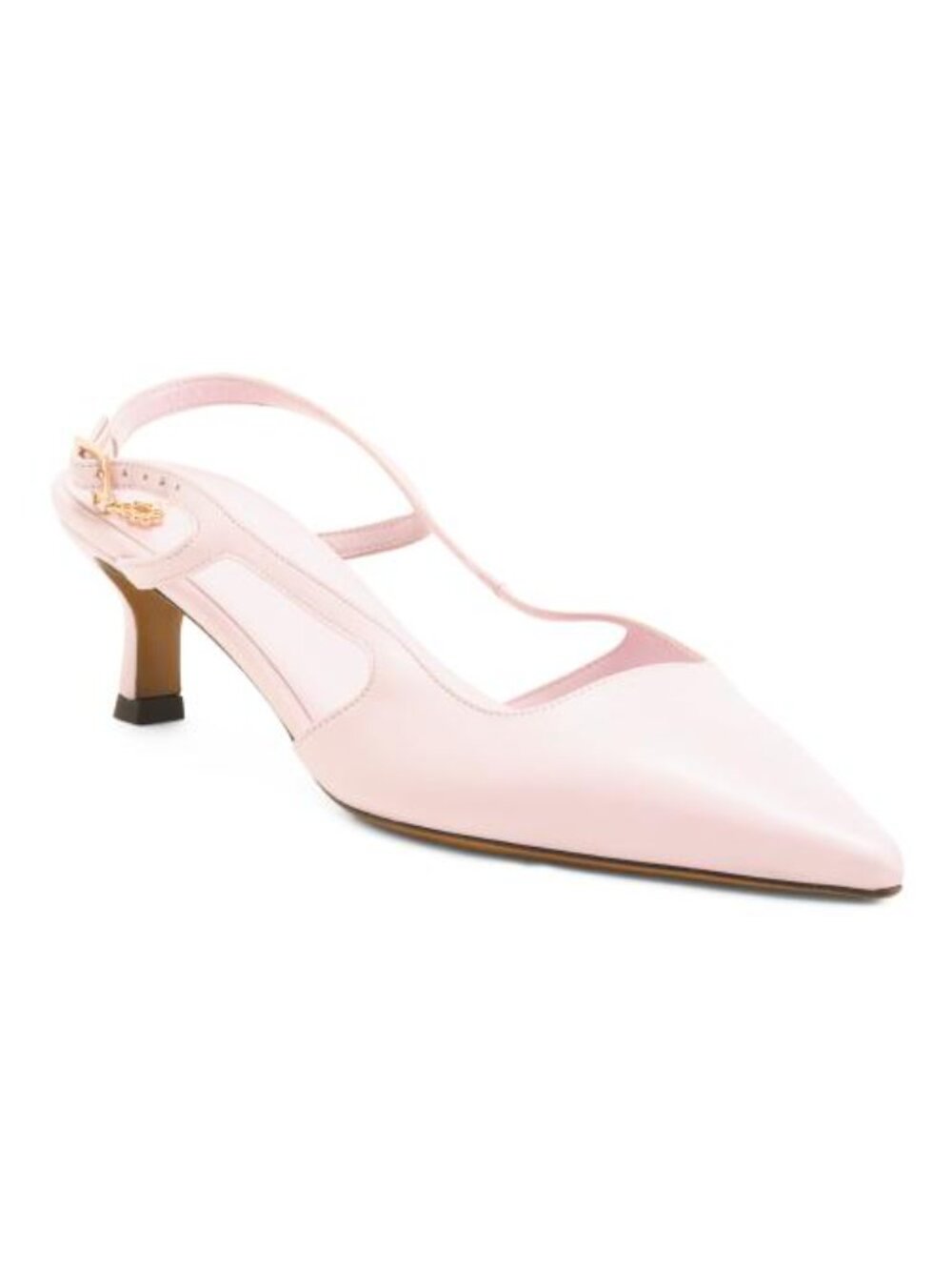 MAJE Made In Portugal Leather Pointy Toe Slingback Pumps
